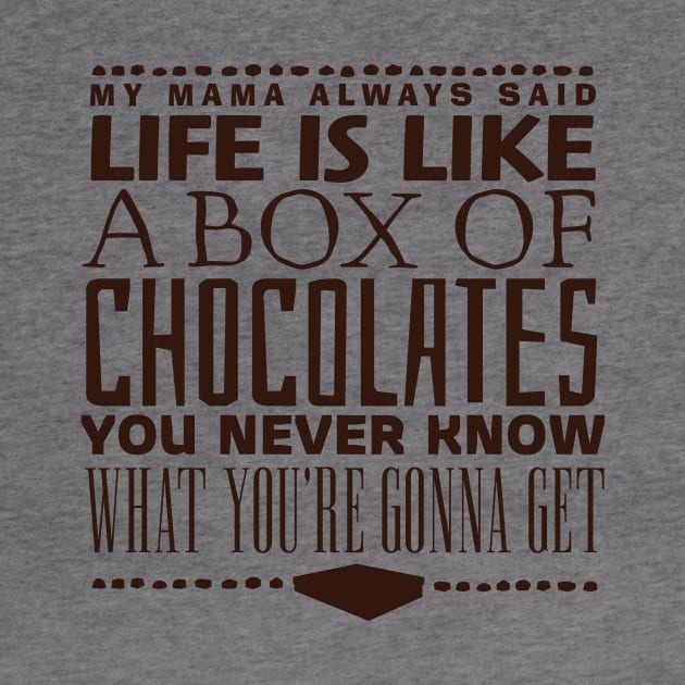 Life is Like a Box of Chocolates by MindsparkCreative